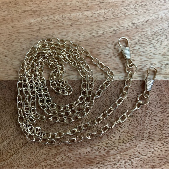 BaubleBar Hera Adult Face Mask Chain Gold - Picture 1 of 4